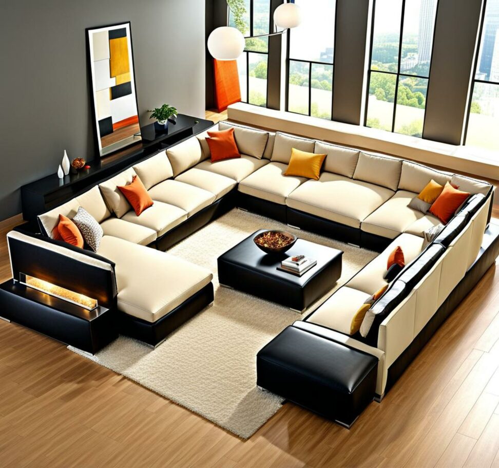 120 inch sectional sofa