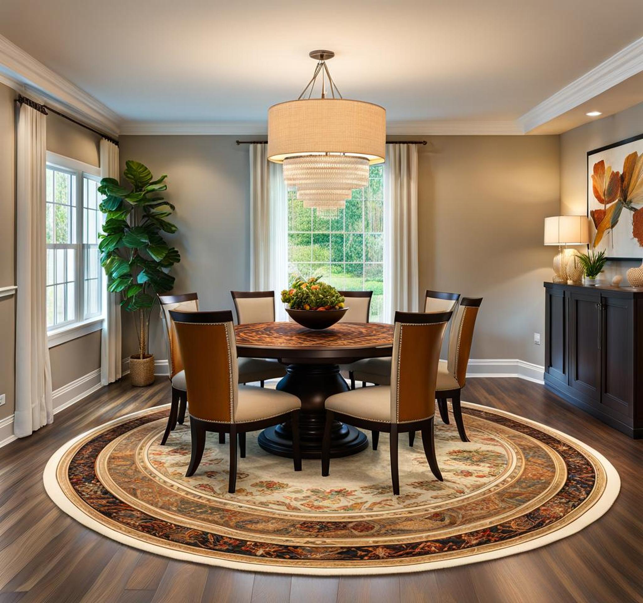 Designing Your Dining Room with the Perfect 9 Foot Round Rug Corley Designs