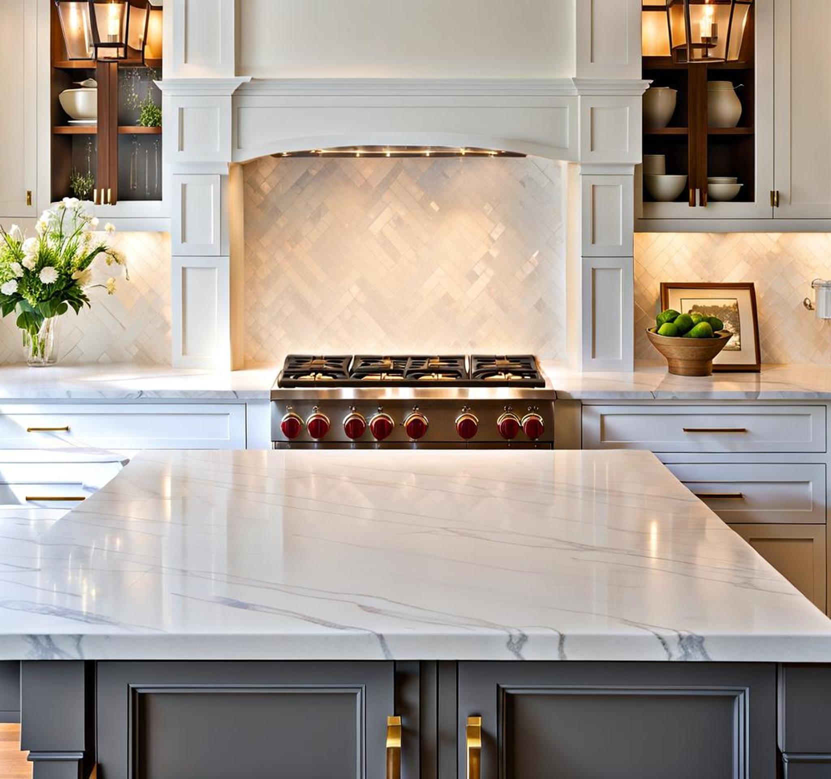 Backsplashes to Make Your White Quartz Countertops Shine Corley Designs
