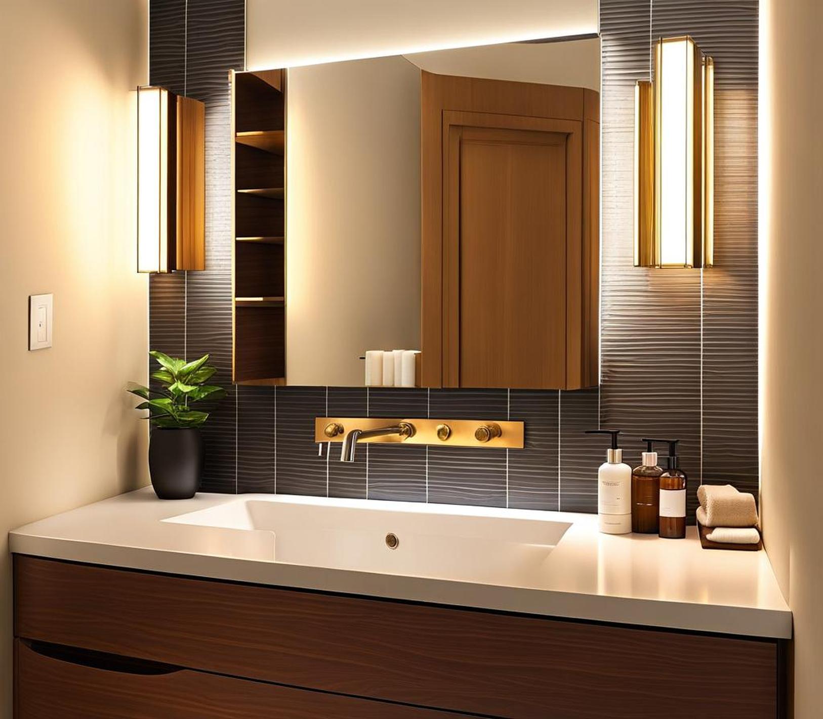Backsplash Alternatives for a Sleek, Modern Bathroom Look Corley Designs