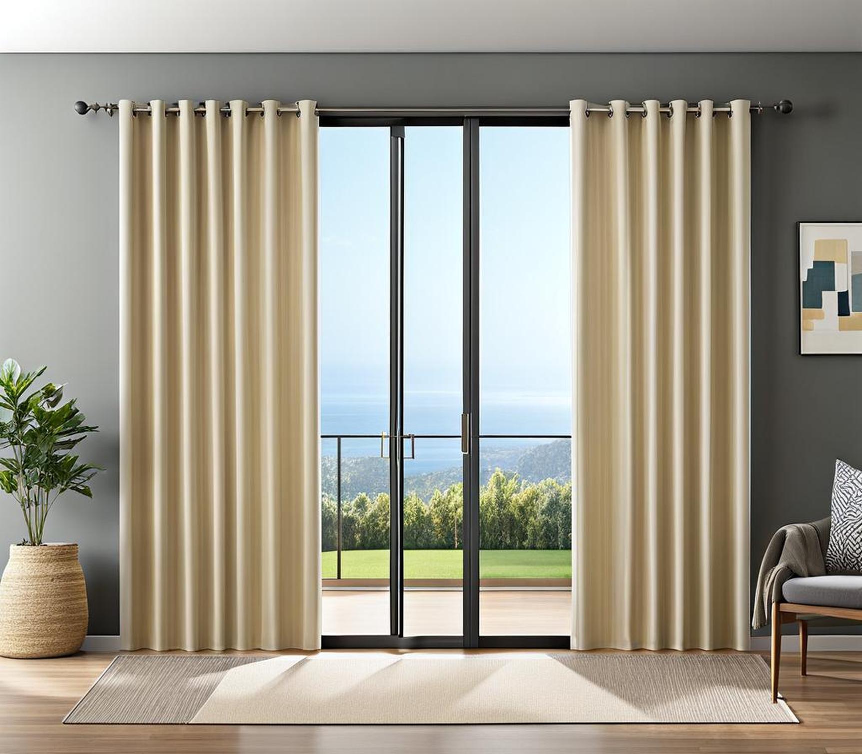 NoiseBlocking Curtains To Muffle Sliding Glass Door Sounds Corley