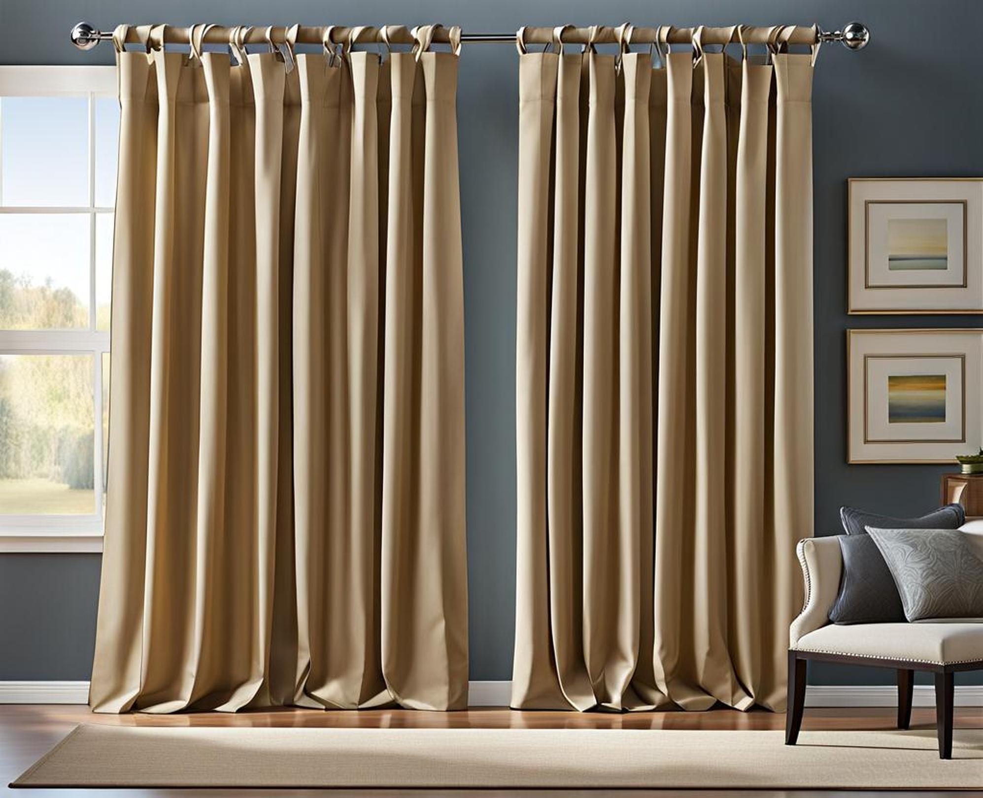 Perfectly Tailor TieTop Curtains for a Casually Elegant Look Corley