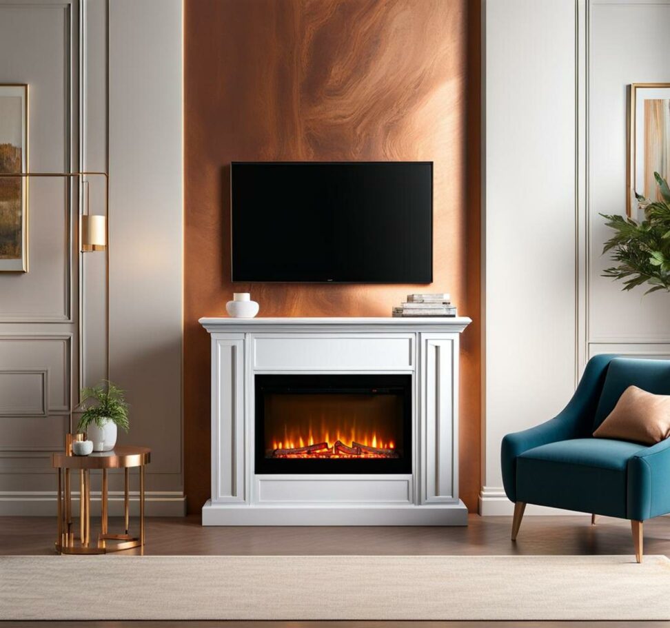 decorating an electric fireplace