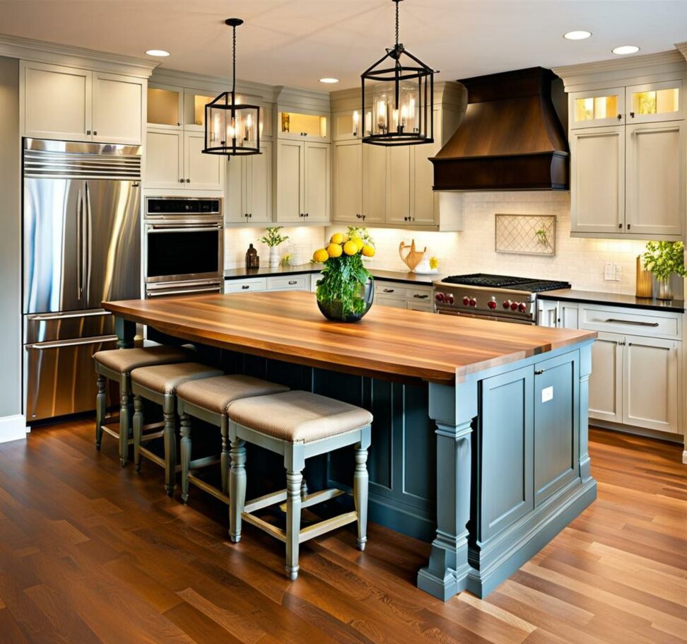 diy kitchen island with seating plans