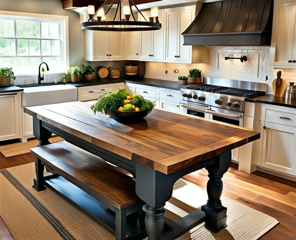 farm style kitchen tables