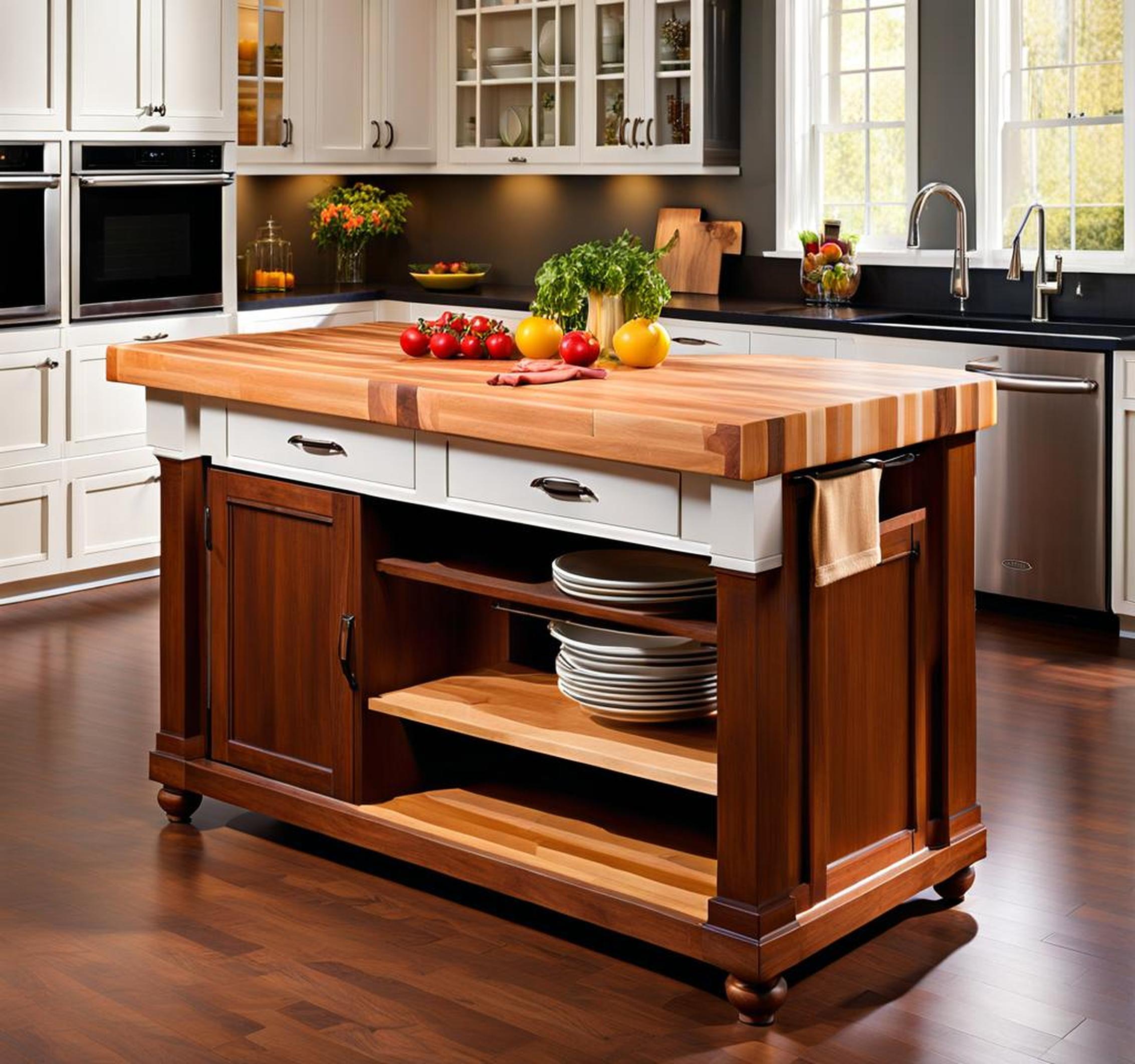Choose the Perfect Free Standing Butcher Block Kitchen Island for Your