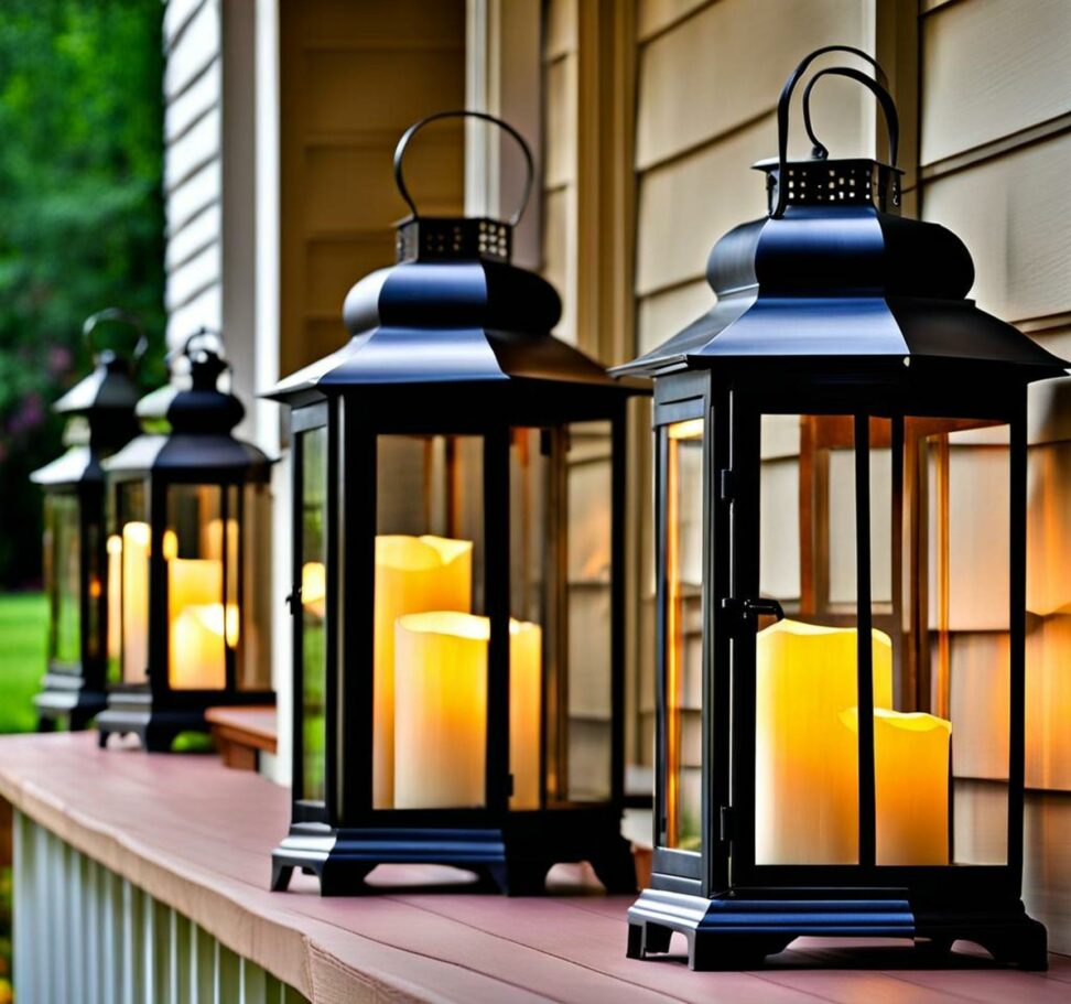 front porch lantern decor ideas