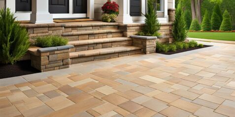 front porch pavers ideas