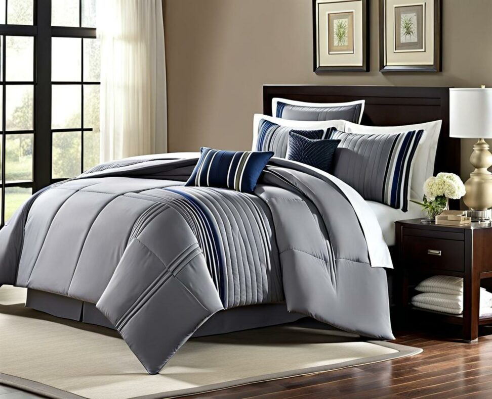 grey comforter sets twin xl
