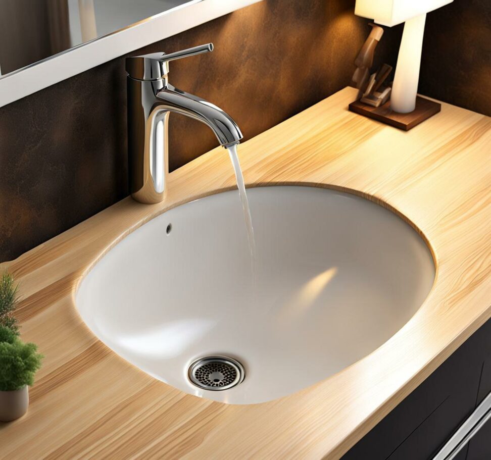 how to remove black sludge from bathroom sink