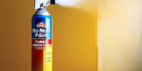 How to spray paint indoors