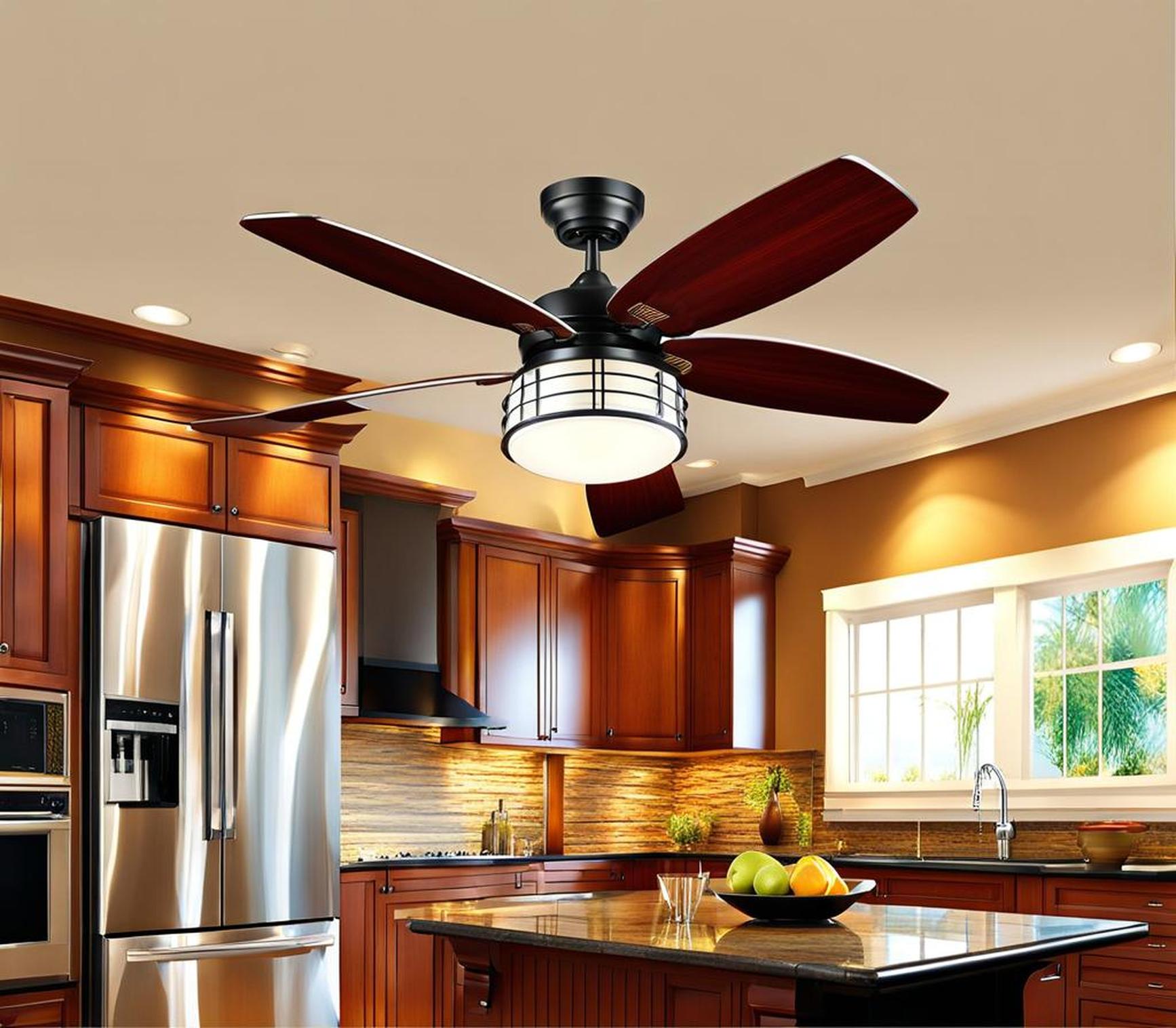 Circulate Air and Light in Style - Kitchen Ceiling Fans With Lights ...