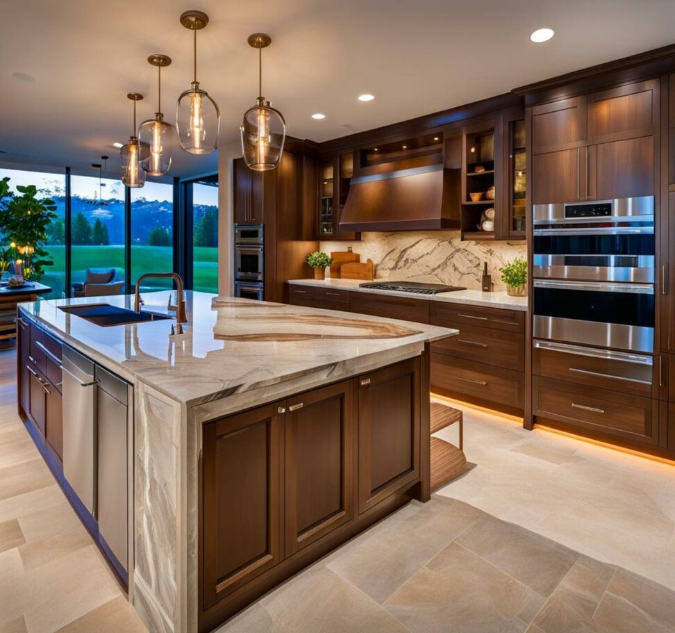 kitchen pass through countertop