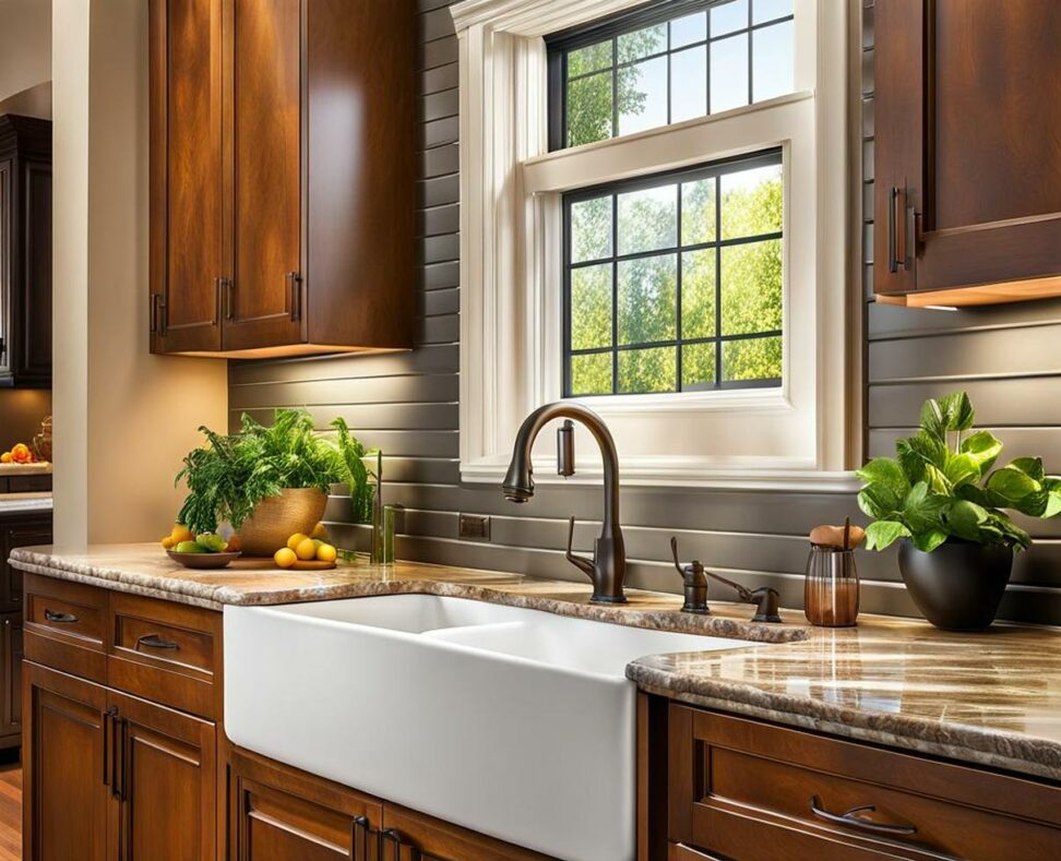 lights over the kitchen sink