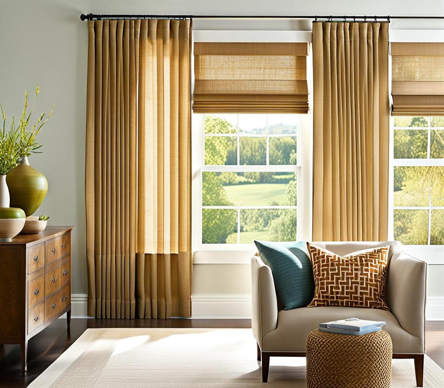 Install Roman Shades on Curtain Rods in 5 Easy Steps Corley Designs