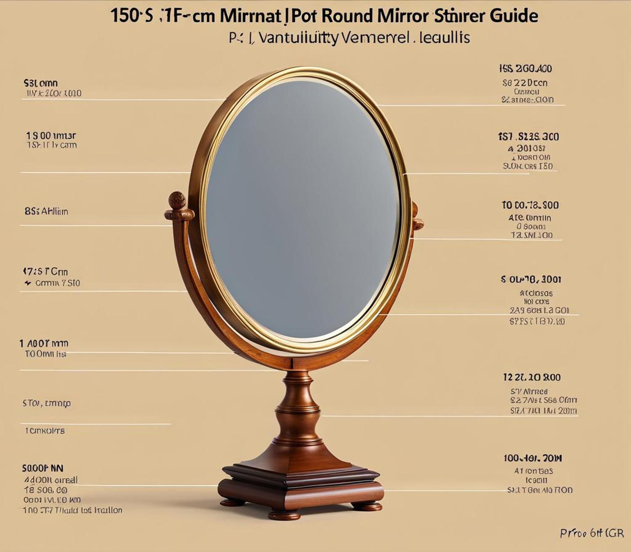 Round Mirror Size Guide Find Your Ideal Diameter Corley Designs