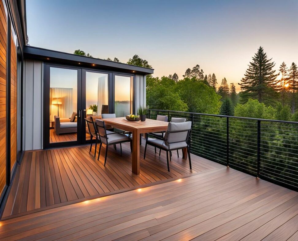second floor deck ideas