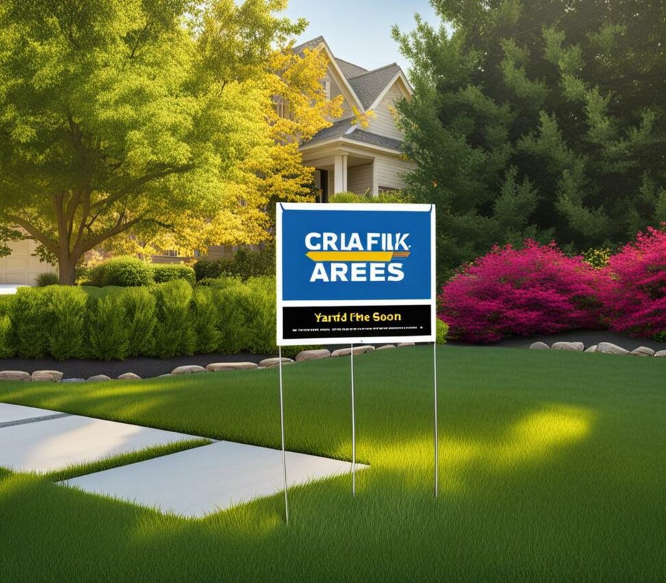 size of yard signs