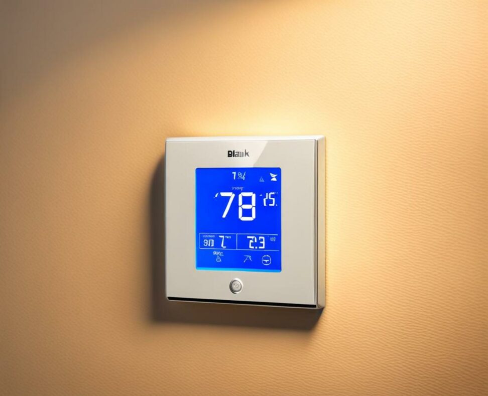 thermostat blank screen no batteries