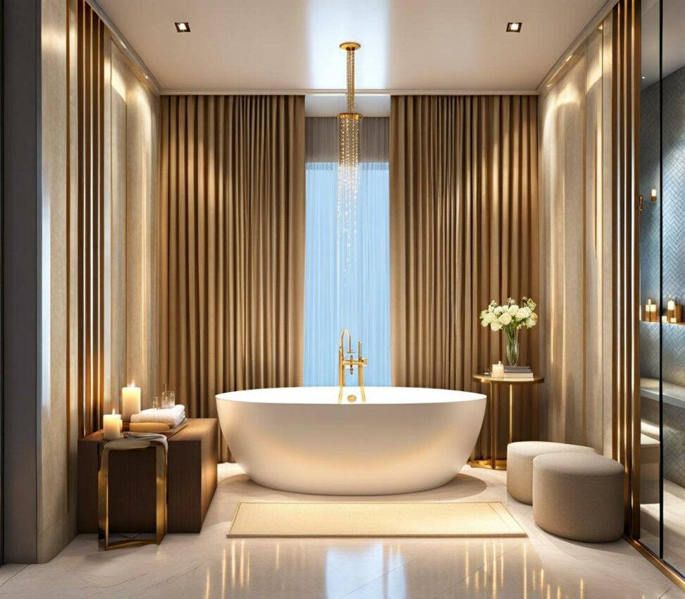 tub inside shower ideas