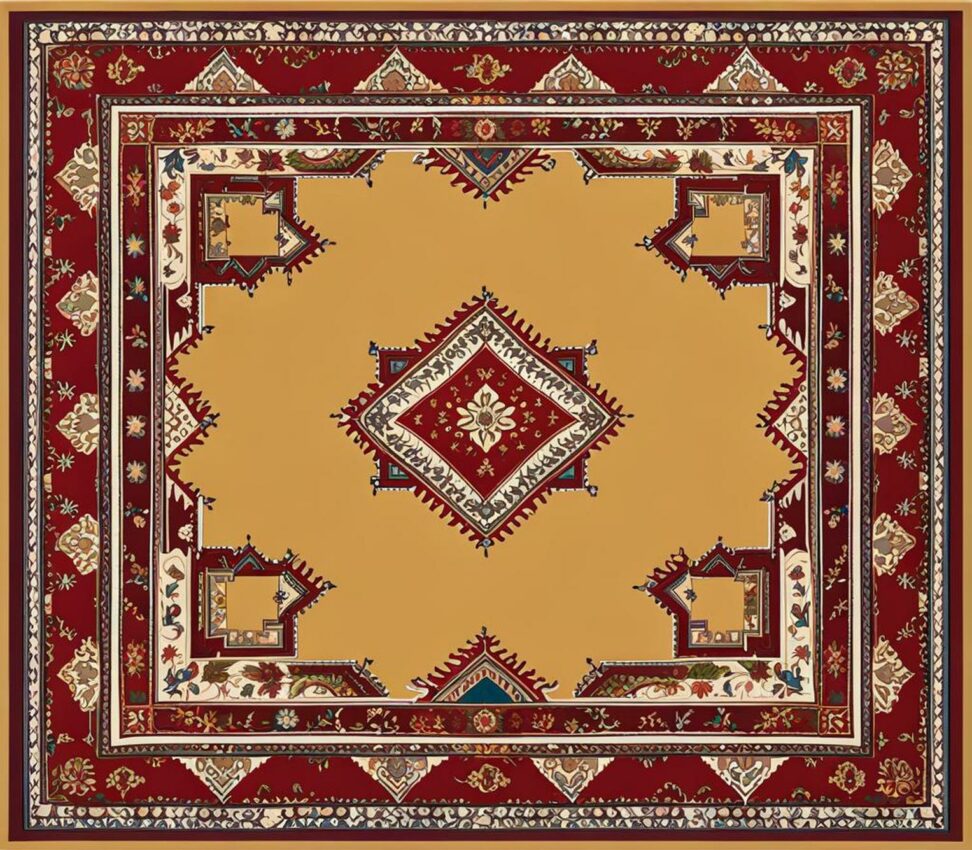what size rug for under king bed