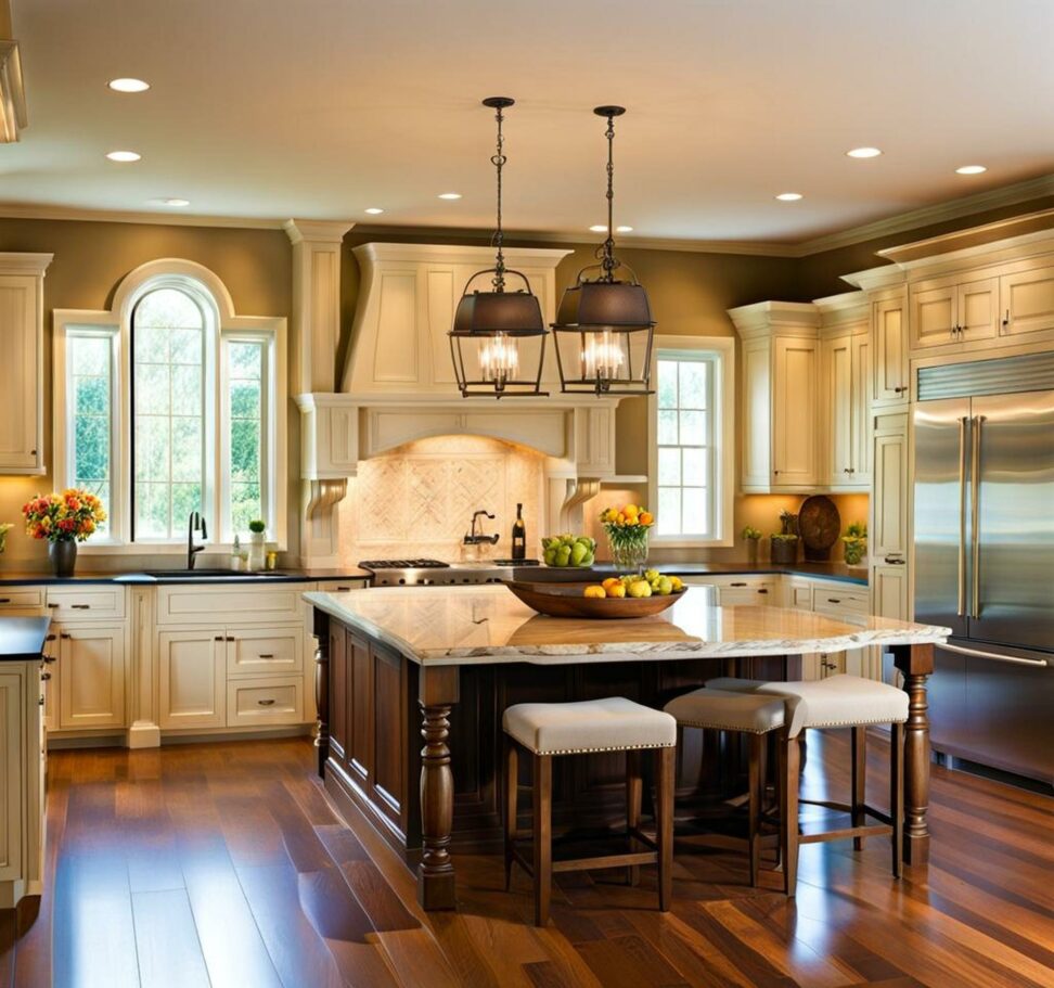country kitchen designs with islands