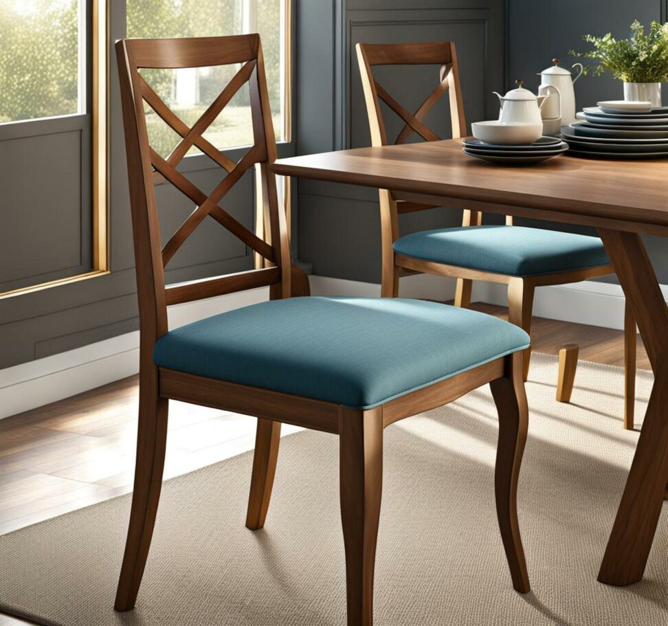 fabric chairs for kitchen table