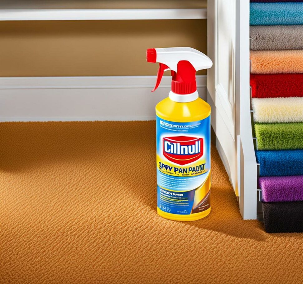 how to get spray paint out of carpet
