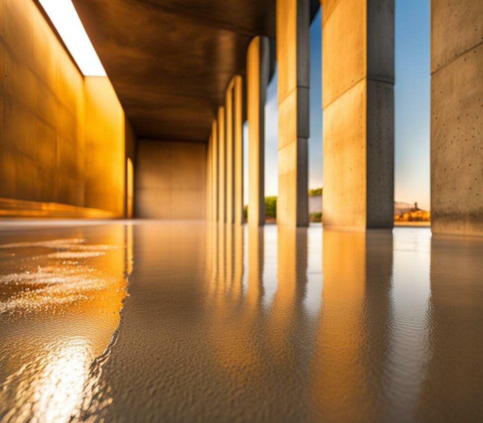 how to stop concrete from sweating