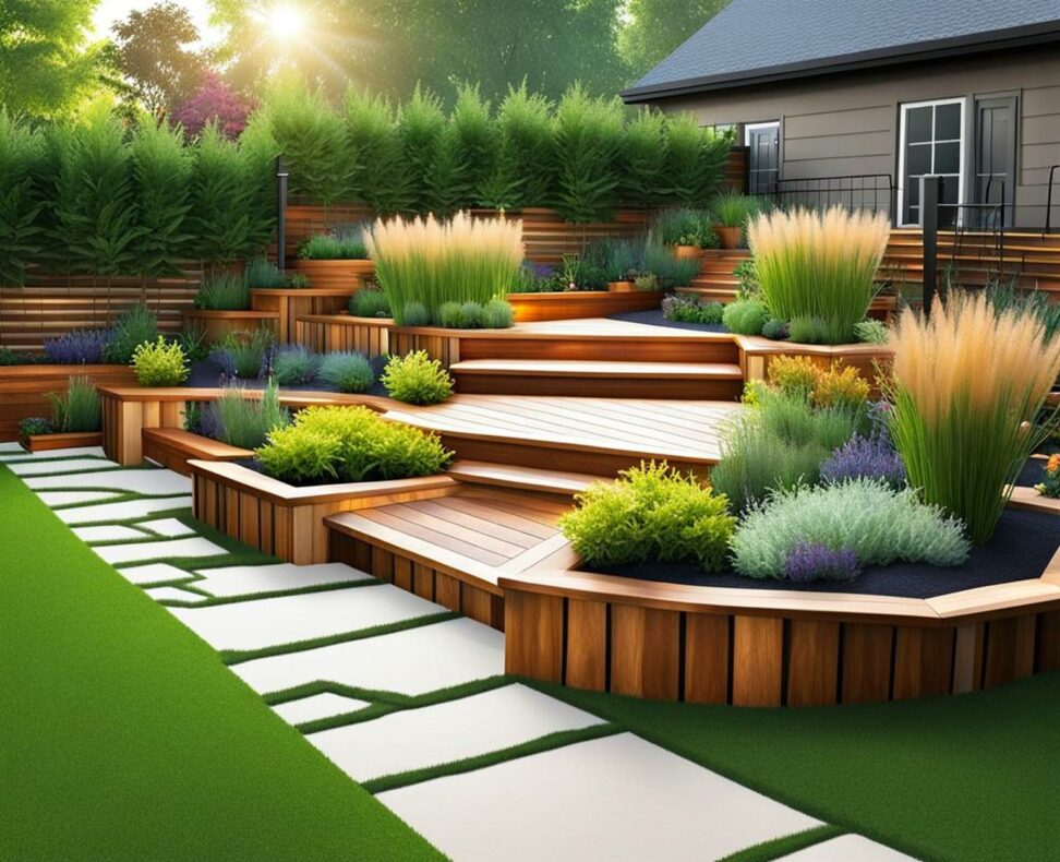 ideas for tiered gardens