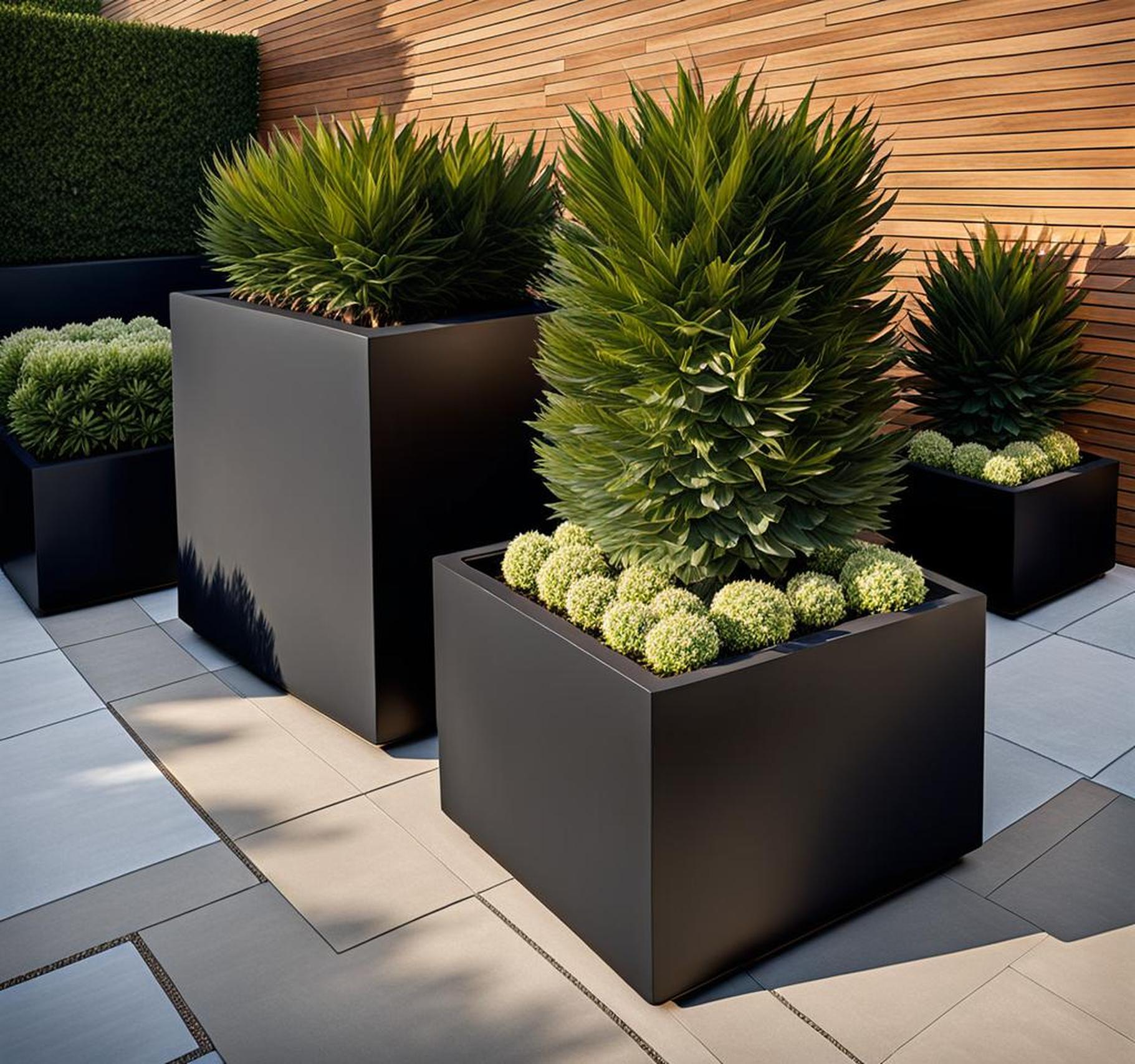 Allen And Roth Large Planters - 1p38ibf