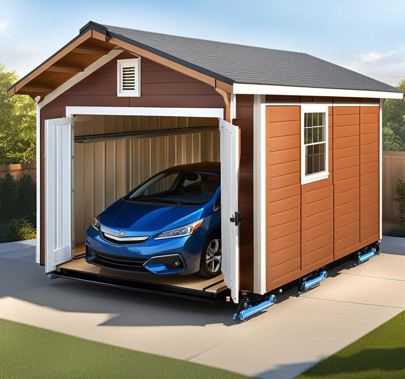 Glide That Shed Smoothly to Its New Home with Our Moving Roller System Corley Designs