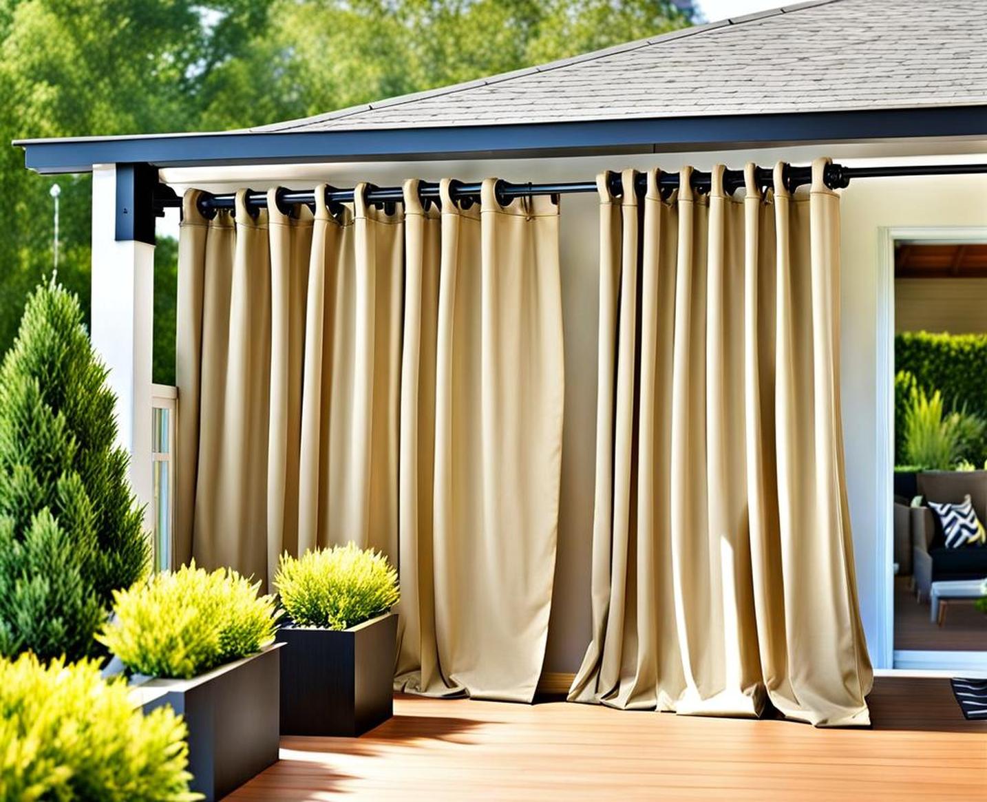 Give Your Outdoor Space a Makeover with Patio Curtain Rods Corley Designs