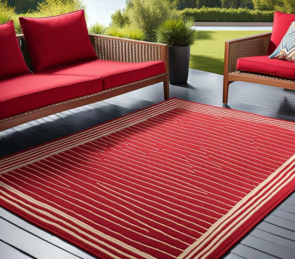 red outdoor rugs 5x7