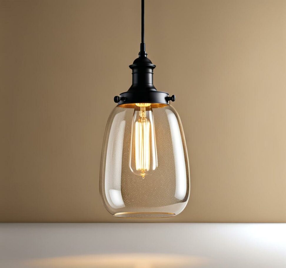 seed glass pendant lights