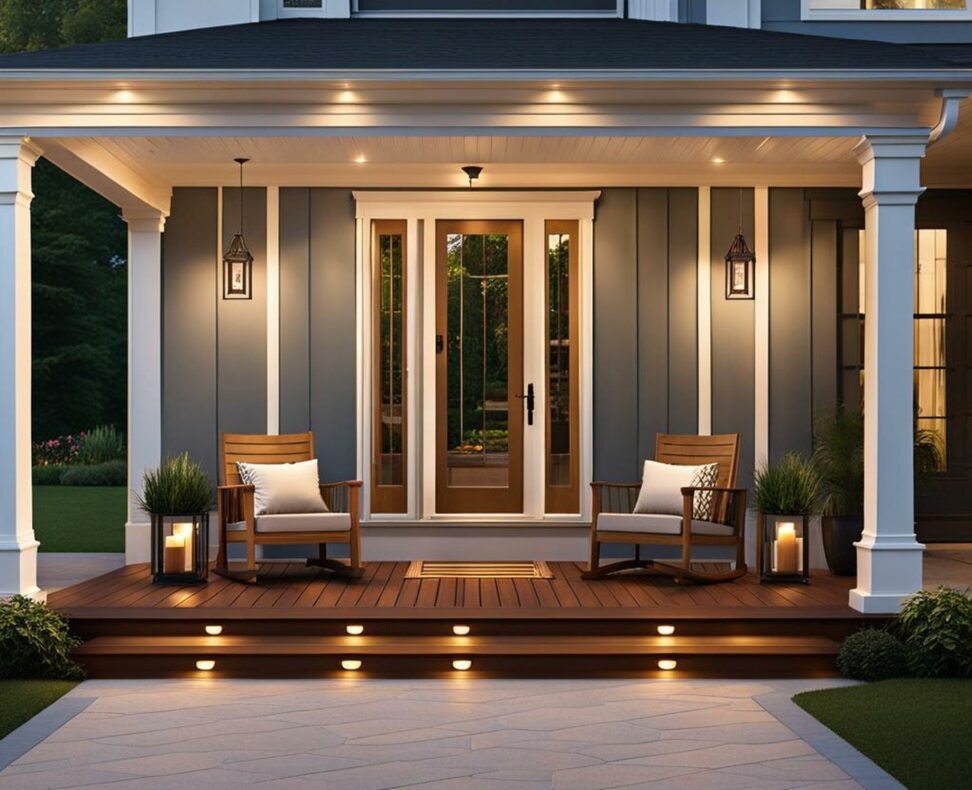 uncovered front porch ideas