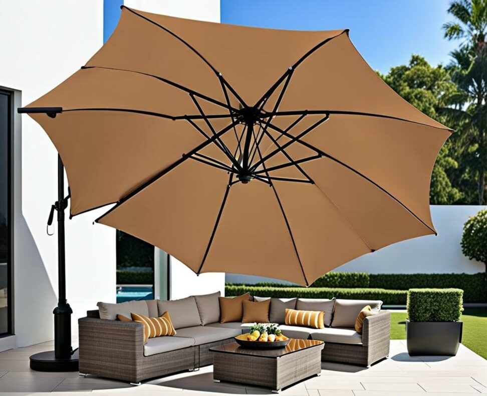 11 ft cantilever umbrella replacement canopy