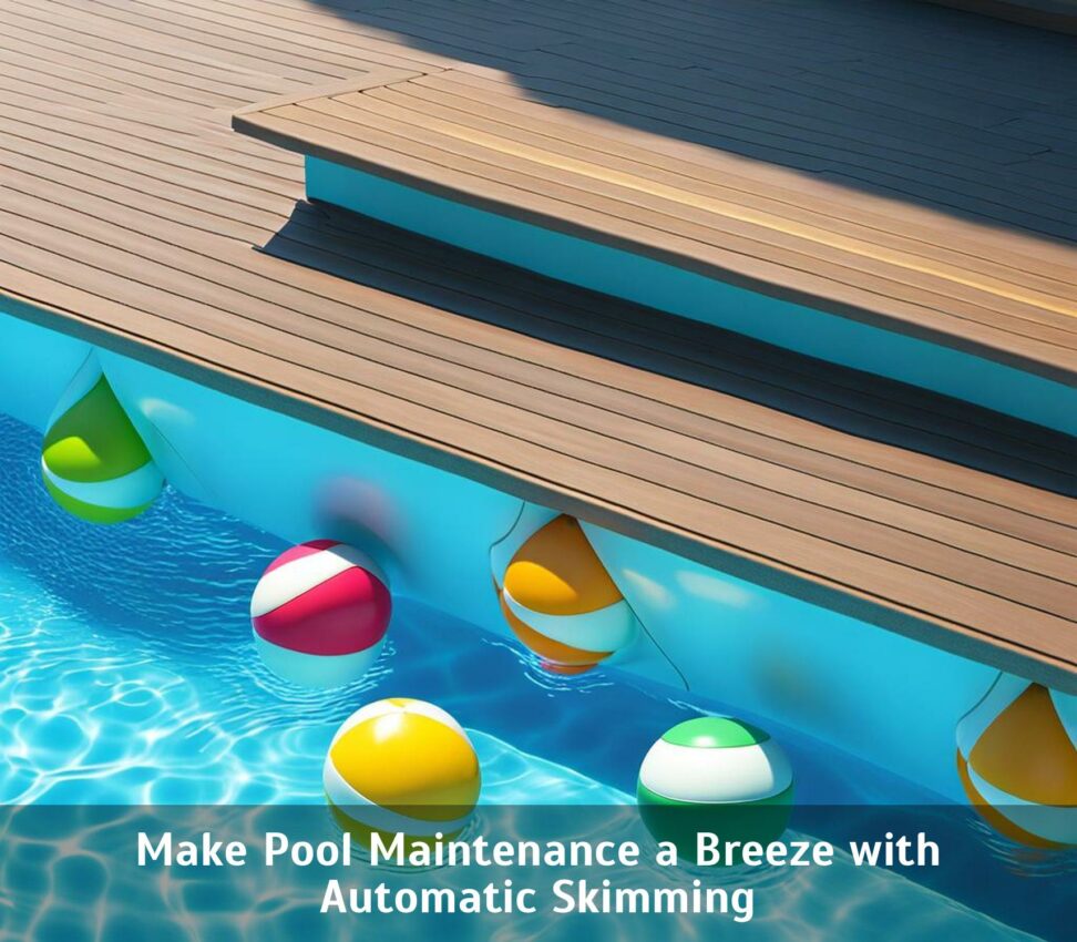 automatic pool skimmer top of water