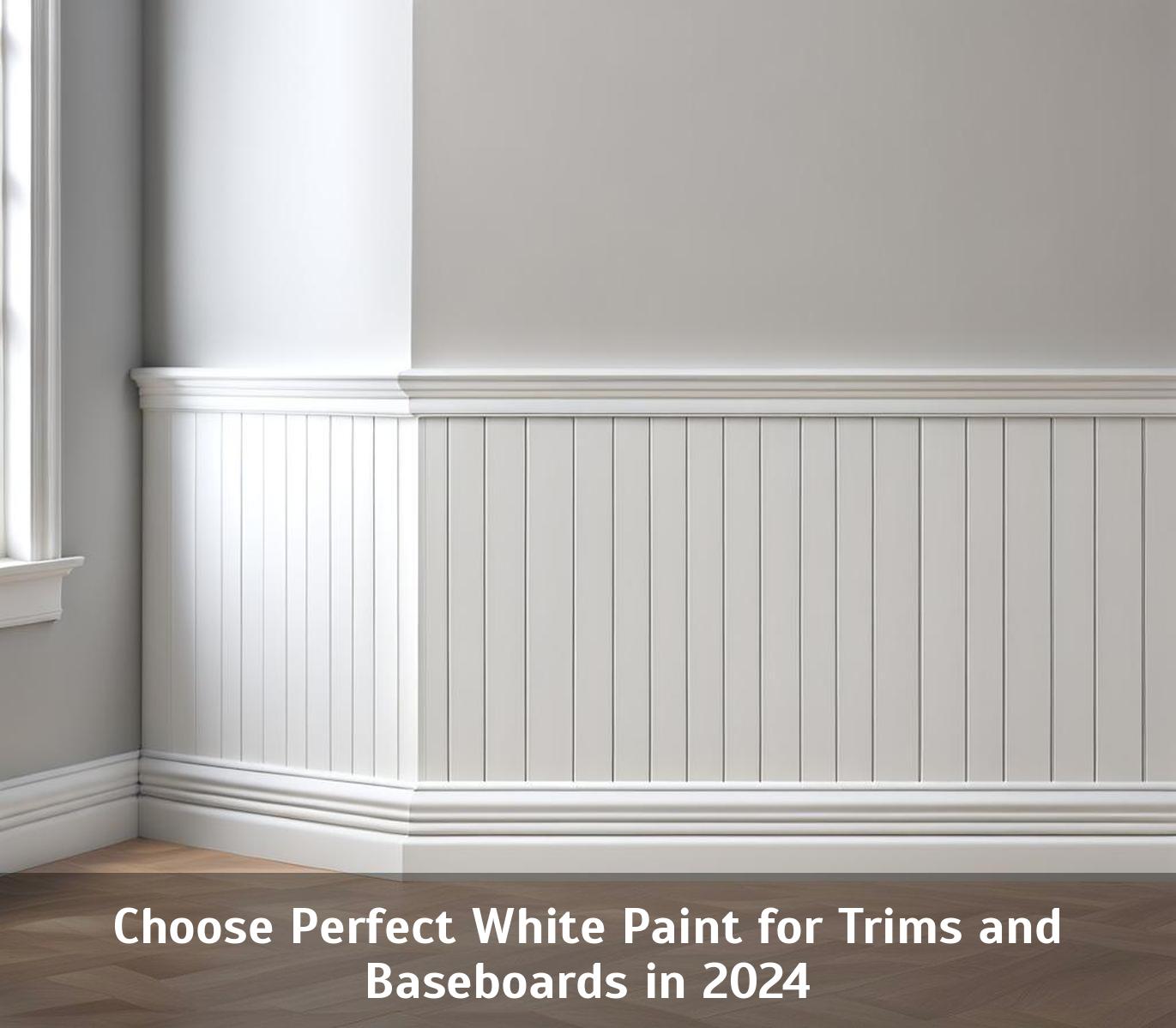 Choose Perfect White Paint for Trims and Baseboards in 2024 Corley