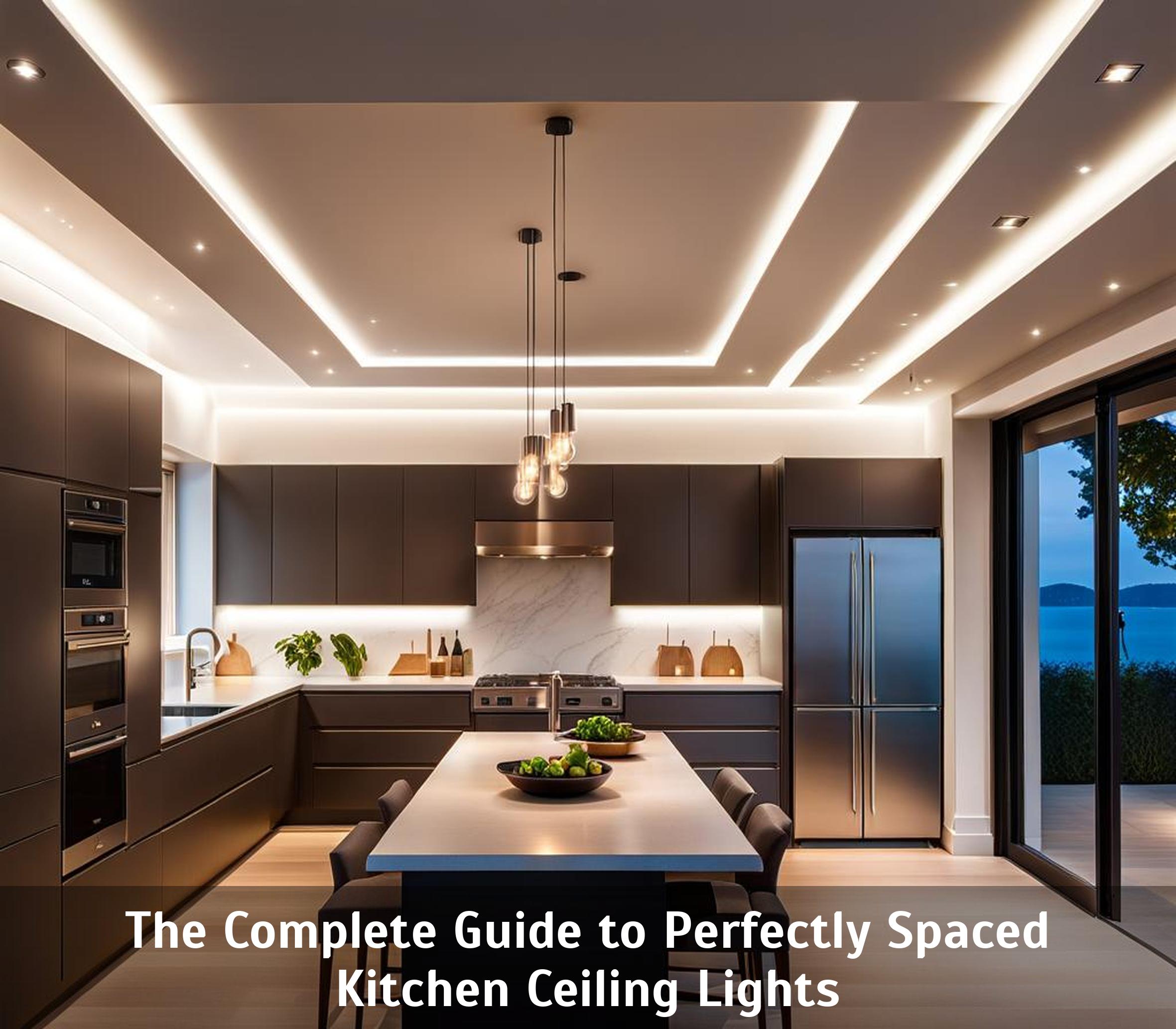 The Complete Guide to Perfectly Spaced Kitchen Ceiling Lights Corley