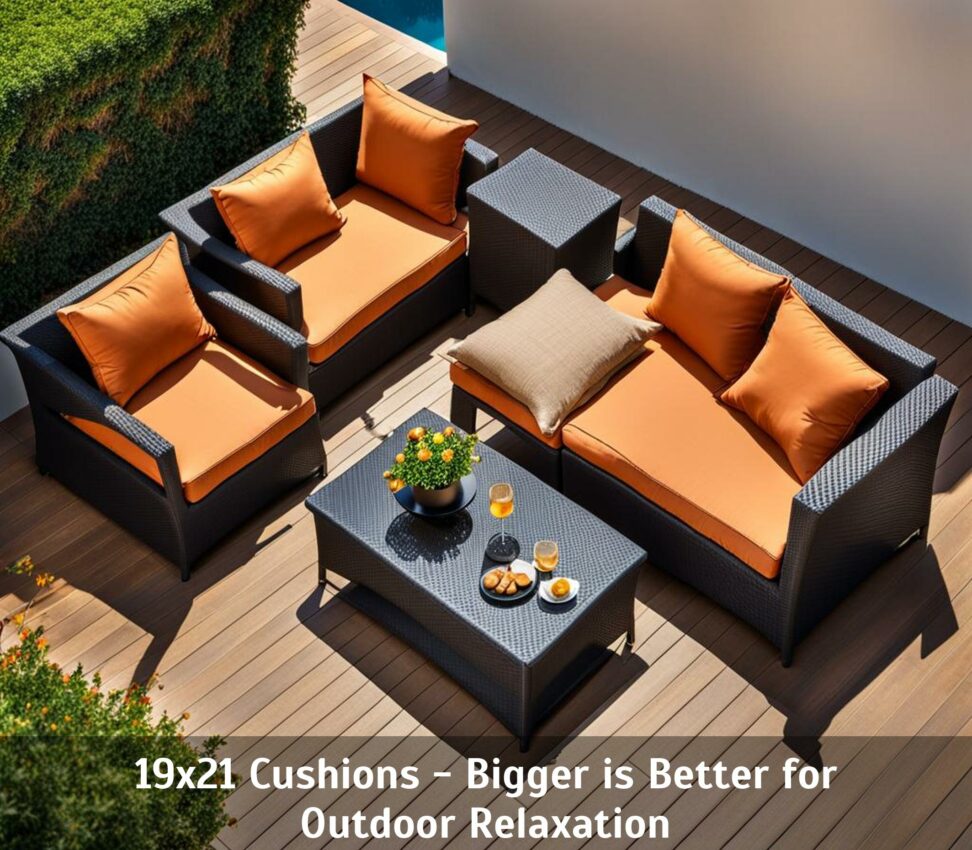19 x 21 outdoor seat cushion
