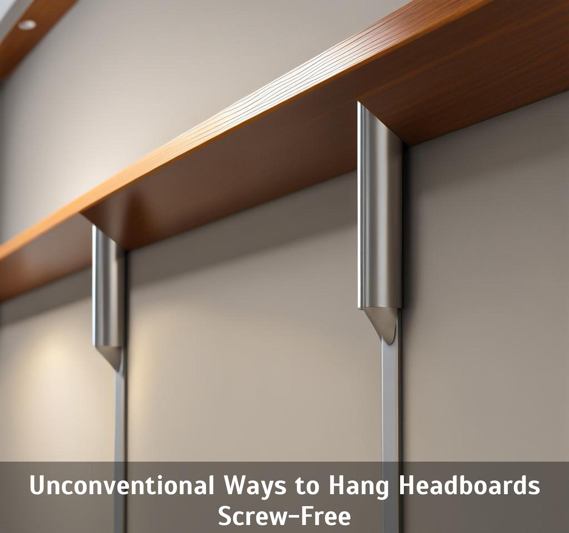 Unconventional Ways to Hang Headboards ScrewFree Corley Designs