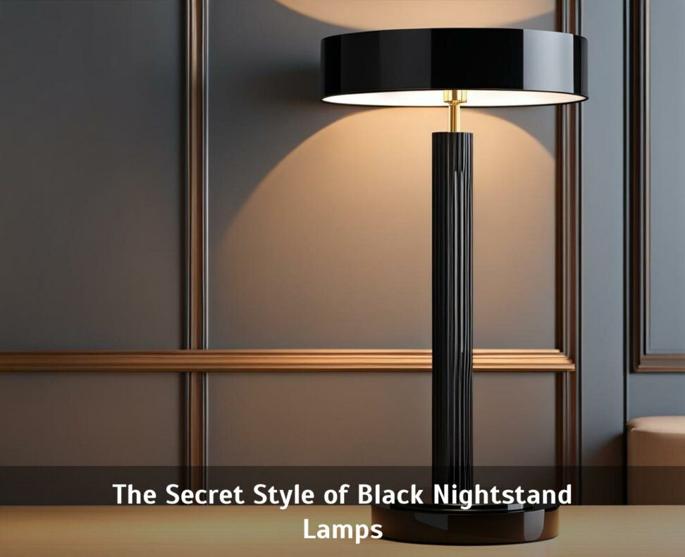 black lamps for nightstands