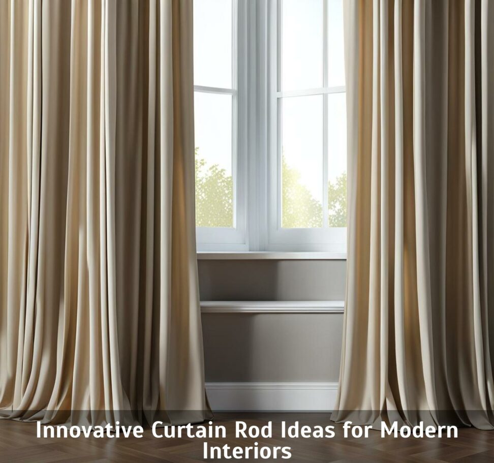 modern curtain rod ideas