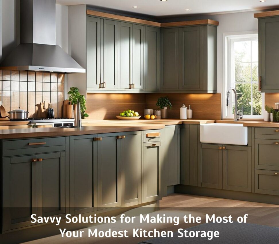 narrow kitchen cabinet storage ideas