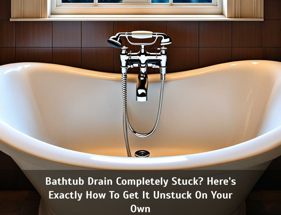 bathtub drain won t unscrew