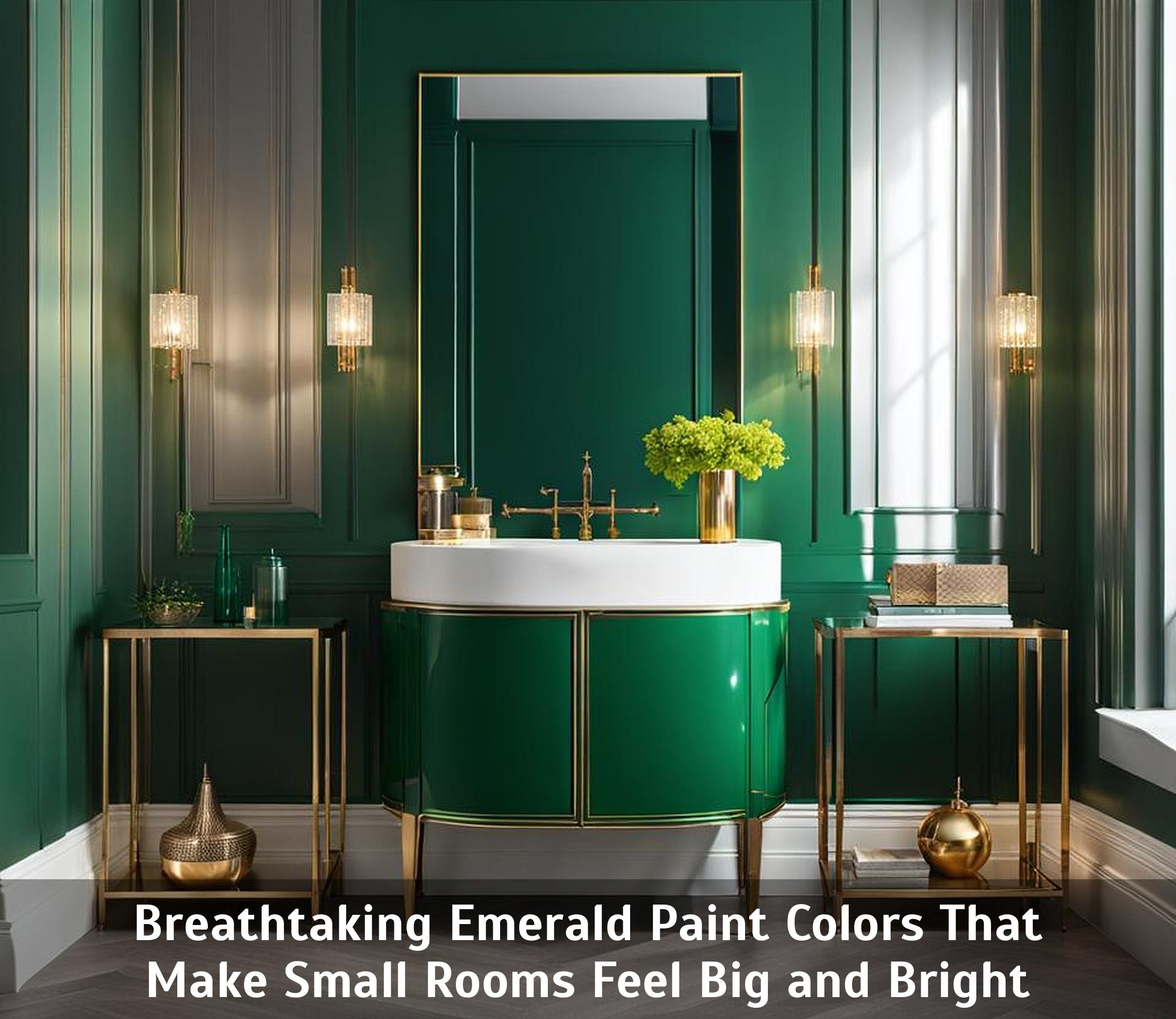 Breathtaking Emerald Paint Colors That Make Small Rooms Feel Big and Bright Corley Designs