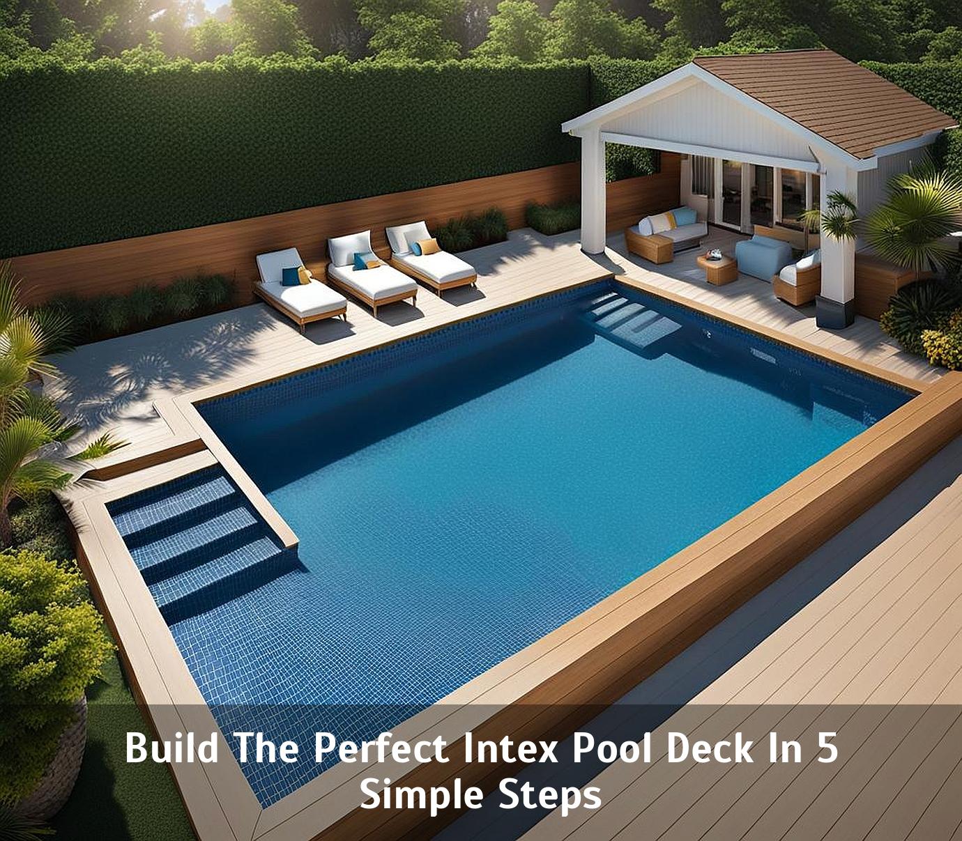 Build The Perfect Intex Pool Deck In 5 Simple Steps - Corley Designs