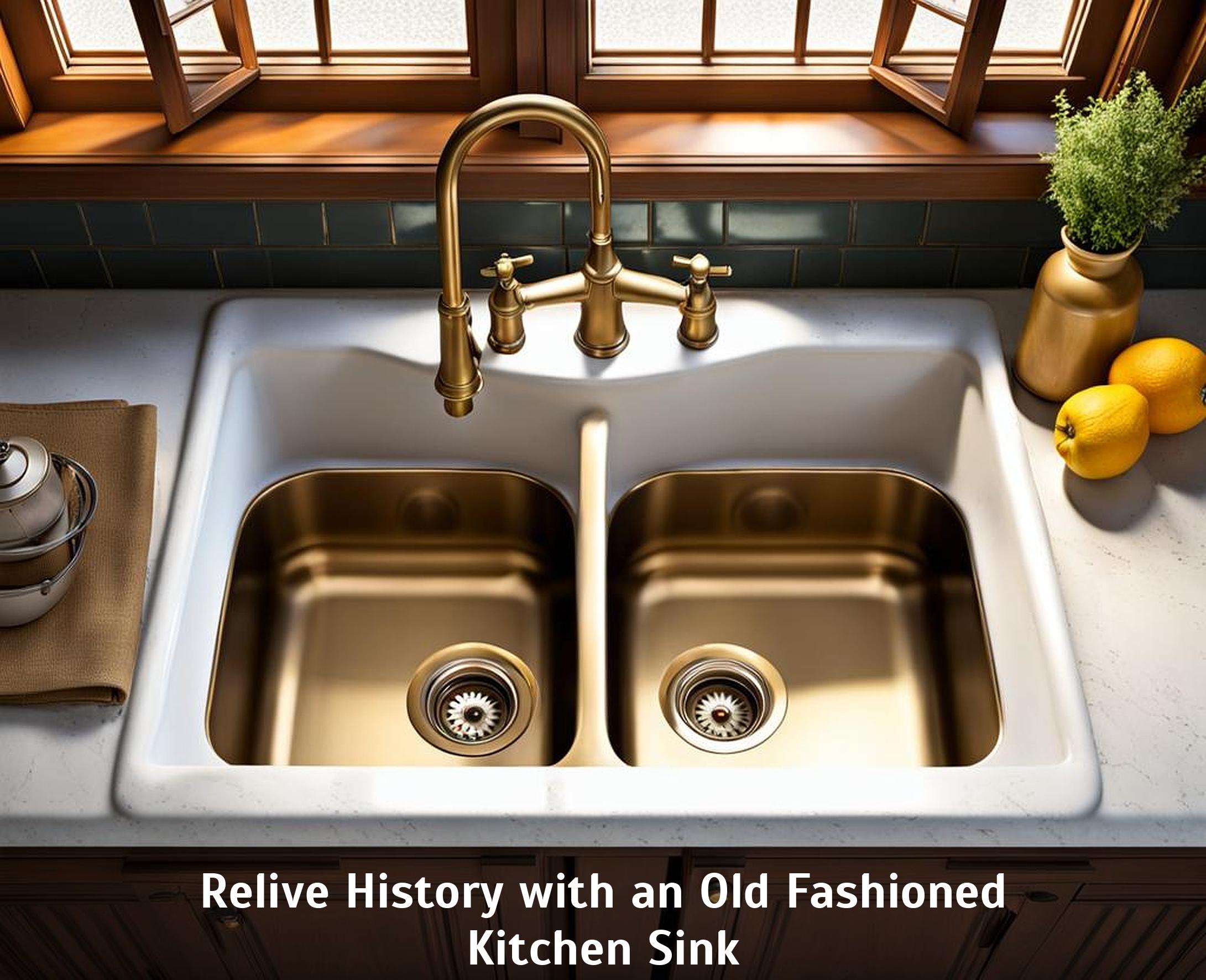 Relive History with an Old Fashioned Kitchen Sink Corley Designs