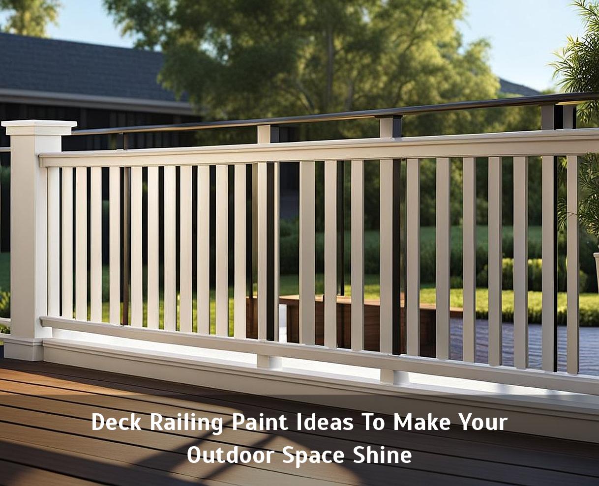 Deck Railing Paint Ideas To Make Your Outdoor Space Shine Corley Designs